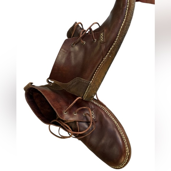 Wolverine Men's Brown Leather Boots Size 10.5 M - Picture 7 of 10